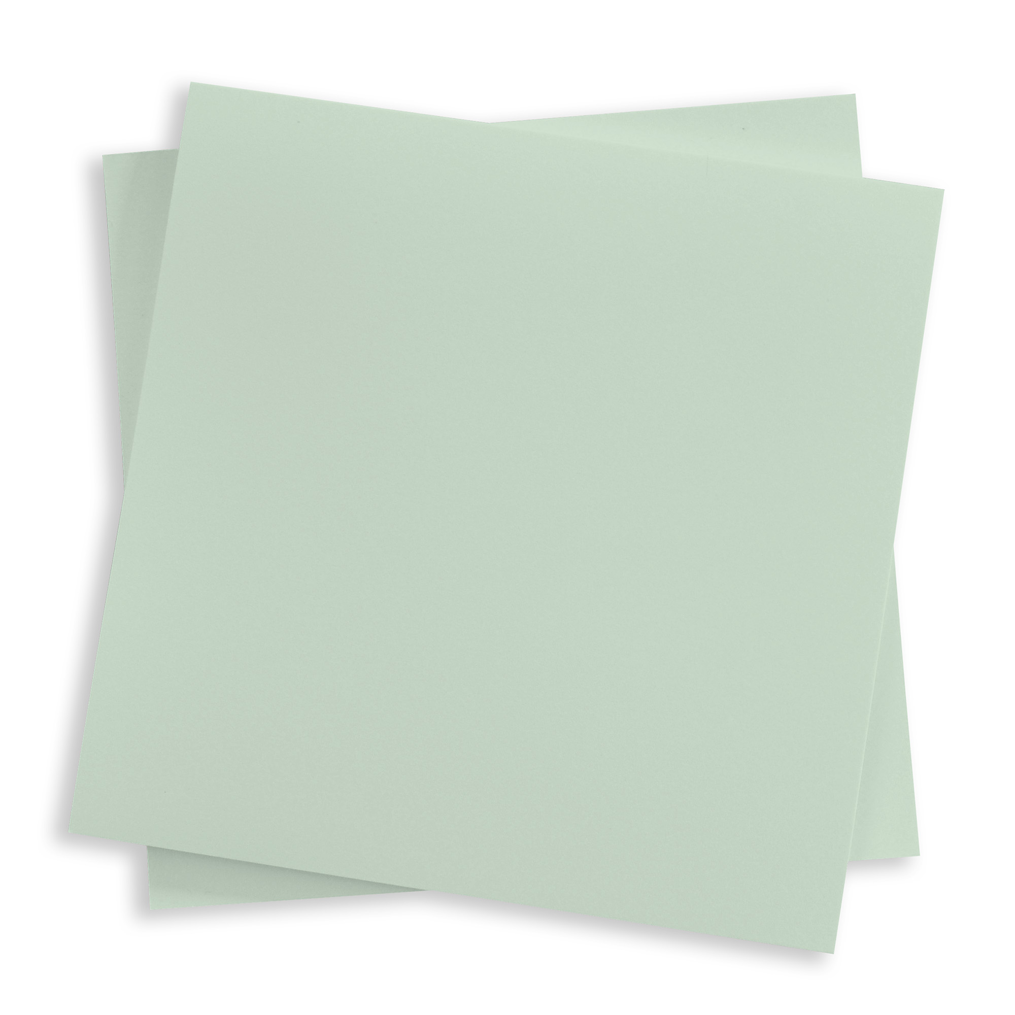 Pale Teal Square Flat Card - 6 1/4 x 6 1/4 Gmund Colors Matt 111C