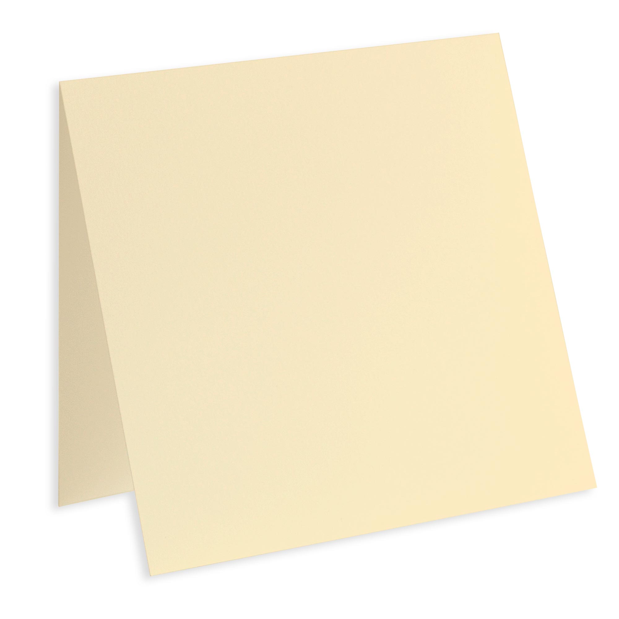Antique Ivory Square Folded Card - 6 1/4 x 6 1/4 Gmund Colors Matt 111C