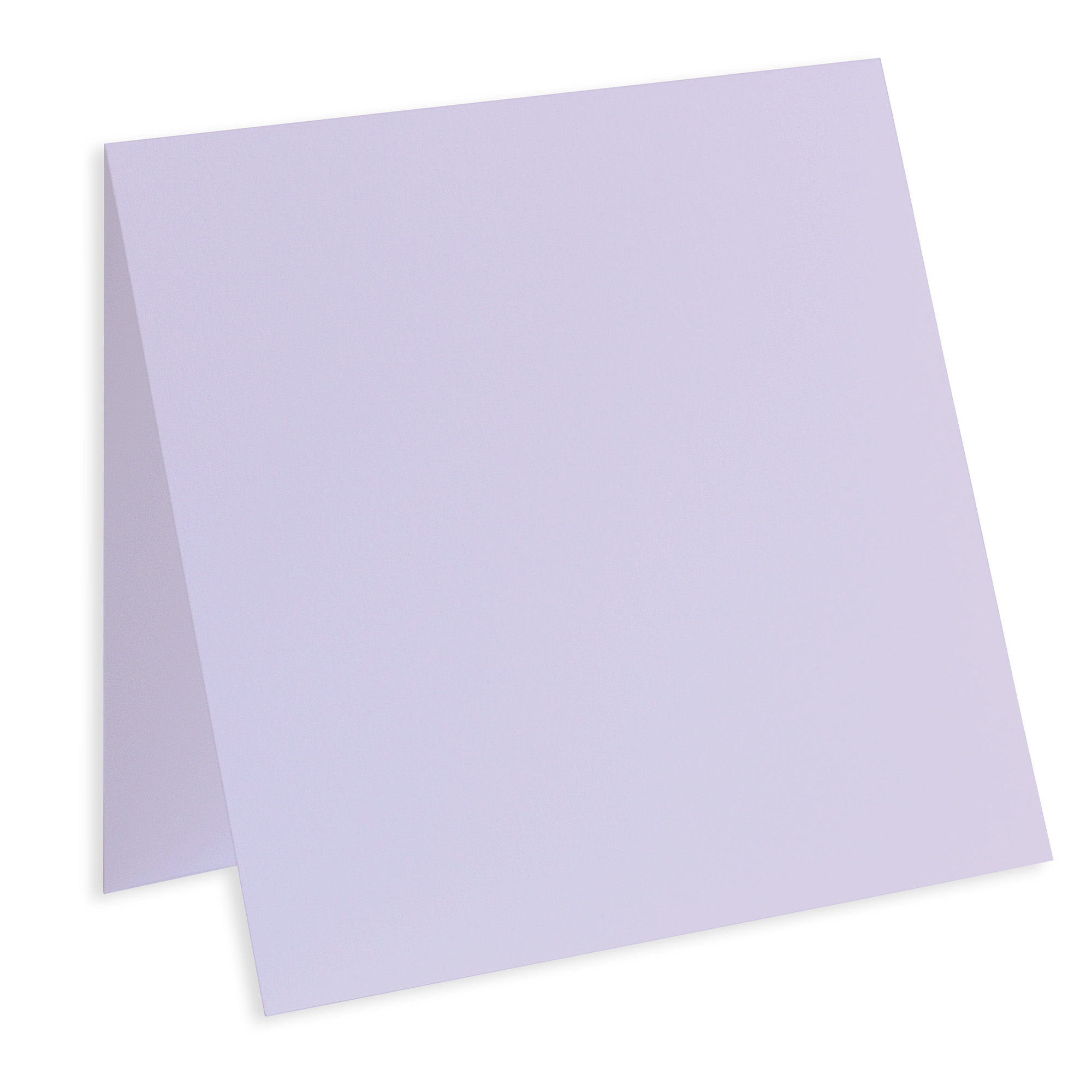 Lavender Purple Square Folded Card - 6 1/4 x 6 1/4 Gmund Colors Matt 111C