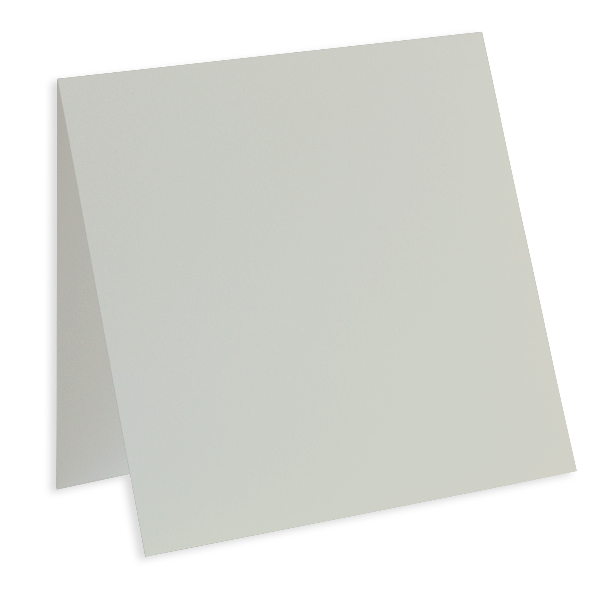 Neutral Gray Square Folded Card - 6 1/4 x 6 1/4 Gmund Colors Matt 111C