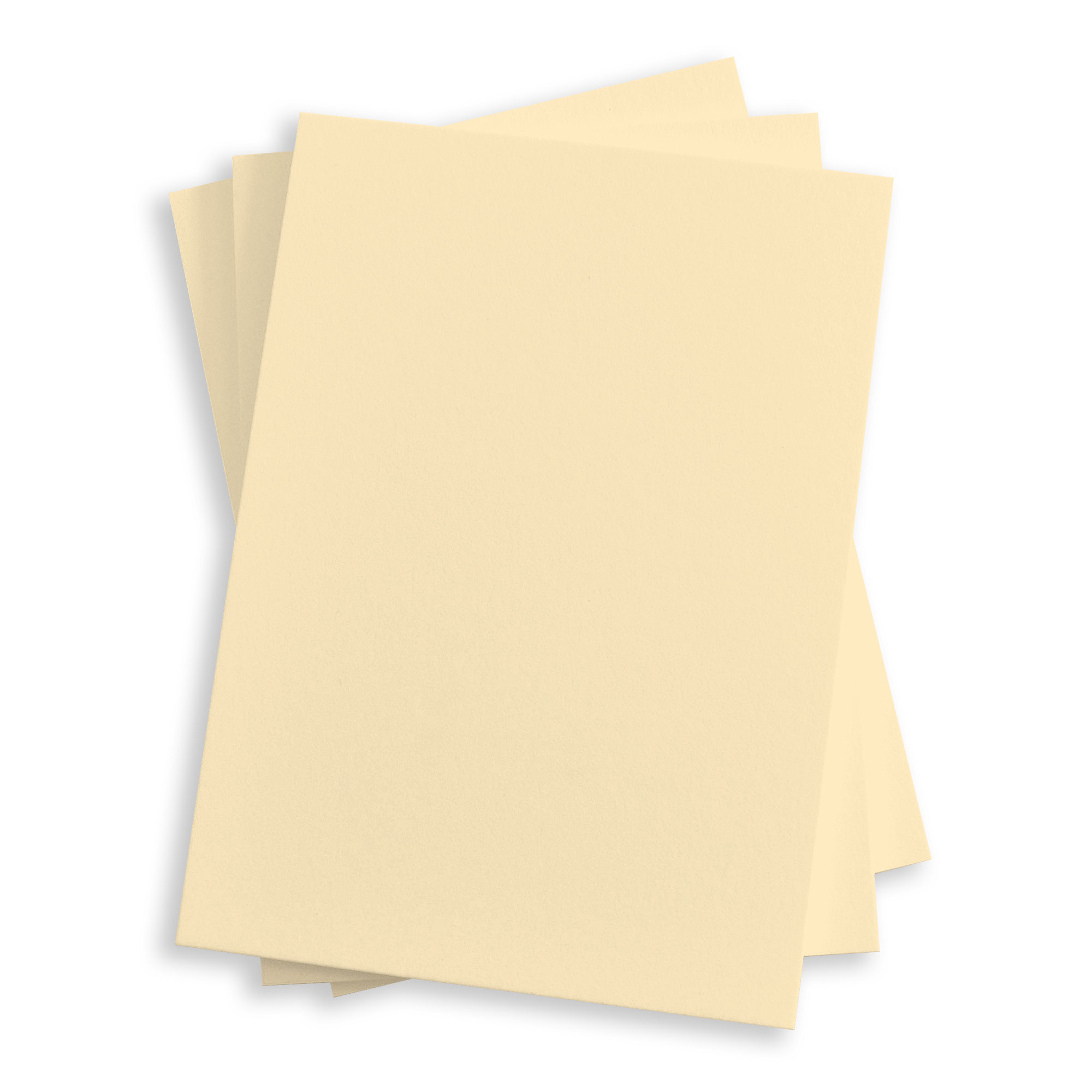 Antique Ivory Flat Card - A6 Gmund Colors Matt 4 1/2 x 6 1/4 111C