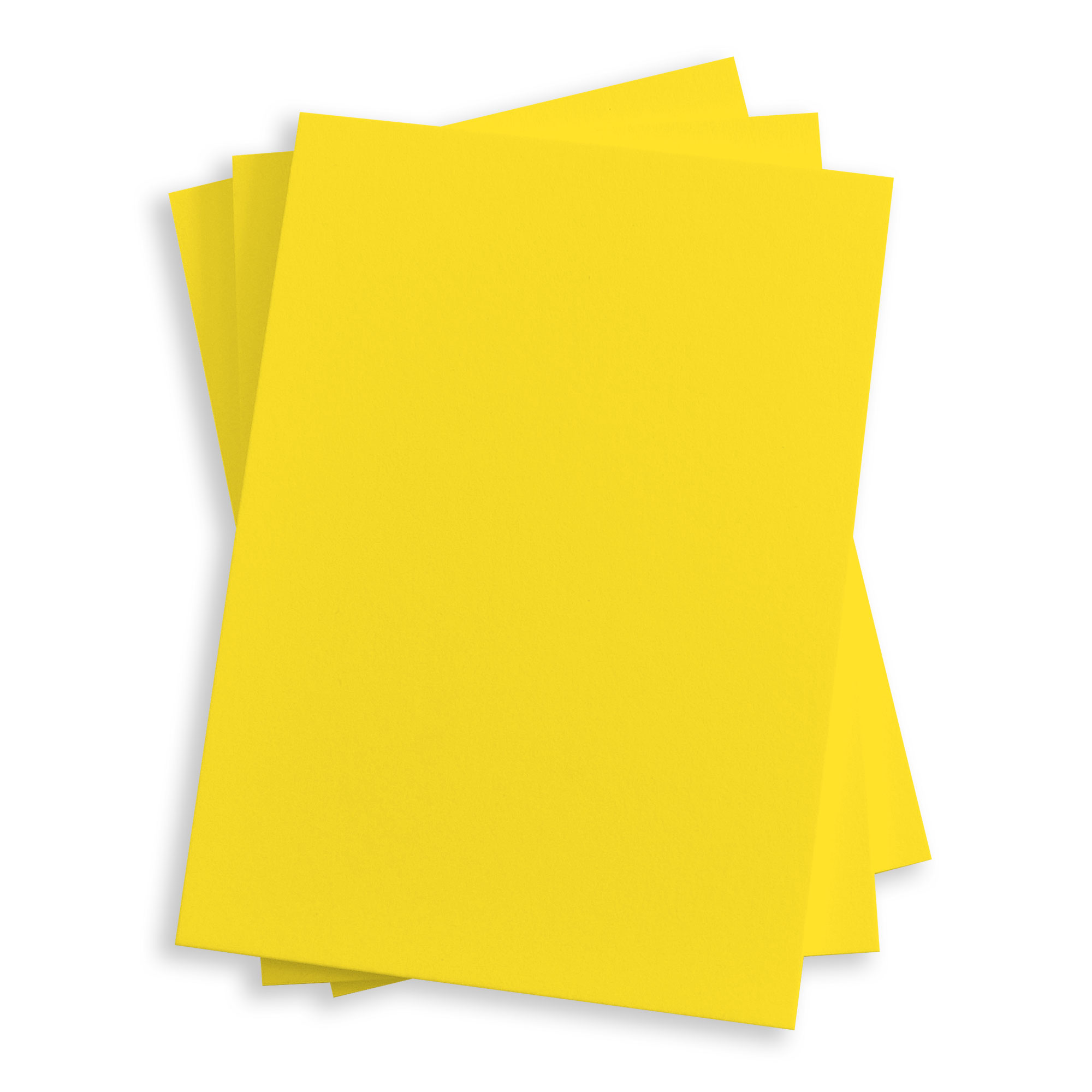 Canary Yellow Flat Card - A6 Gmund Colors Matt 4 1/2 x 6 1/4 111C