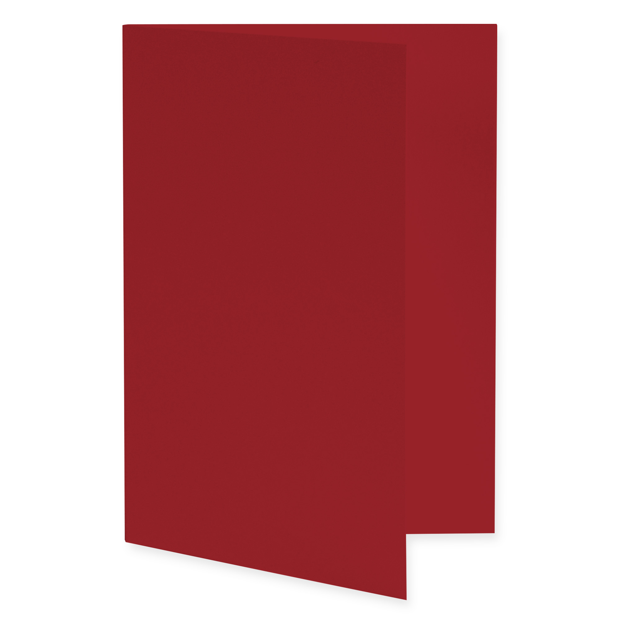 Deep Red Folded Card - A6 Gmund Colors Matt 4 1/2 x 6 1/4 111C