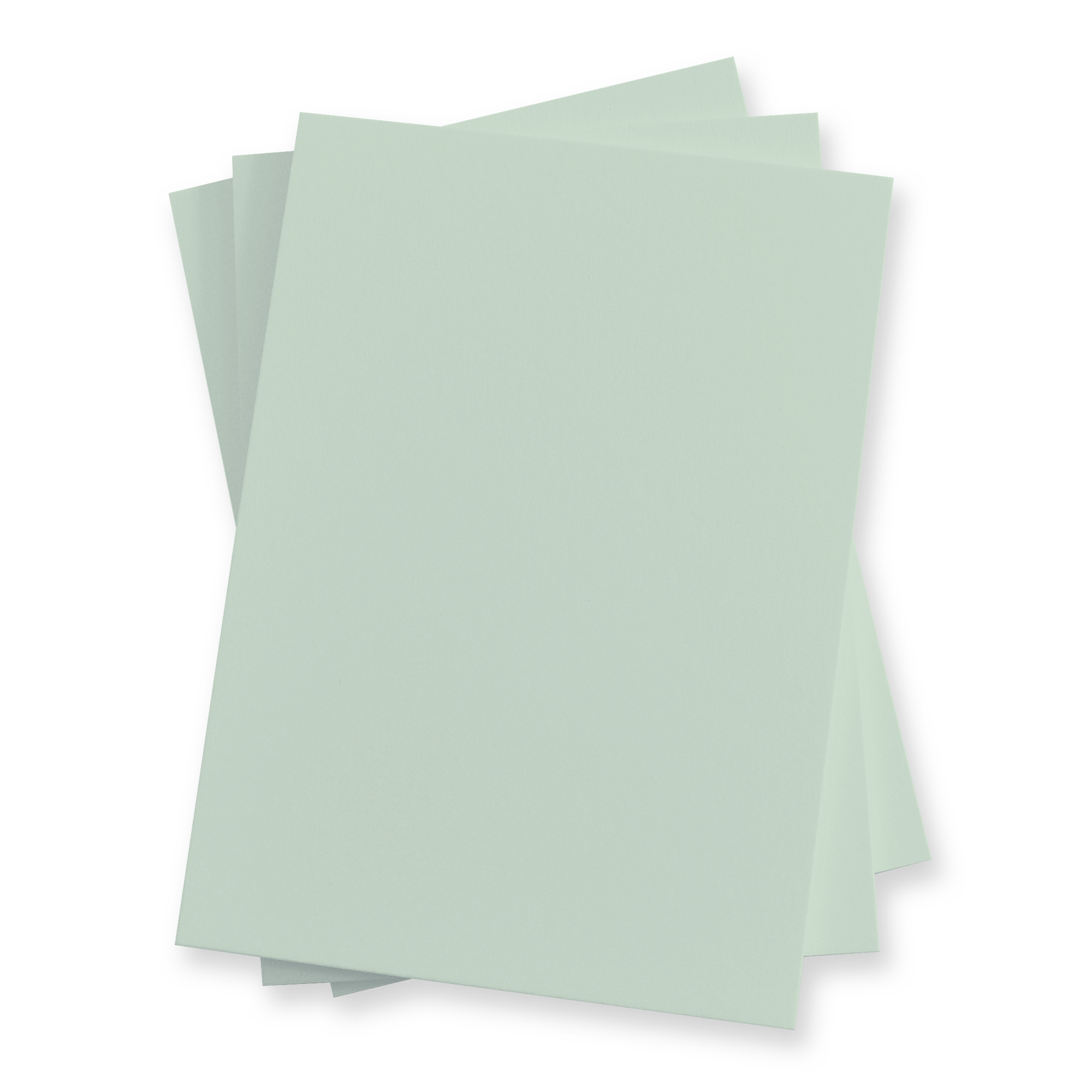 Pale Teal Flat Card - A7 Gmund Colors Matt 5 1/8 x 7 111C