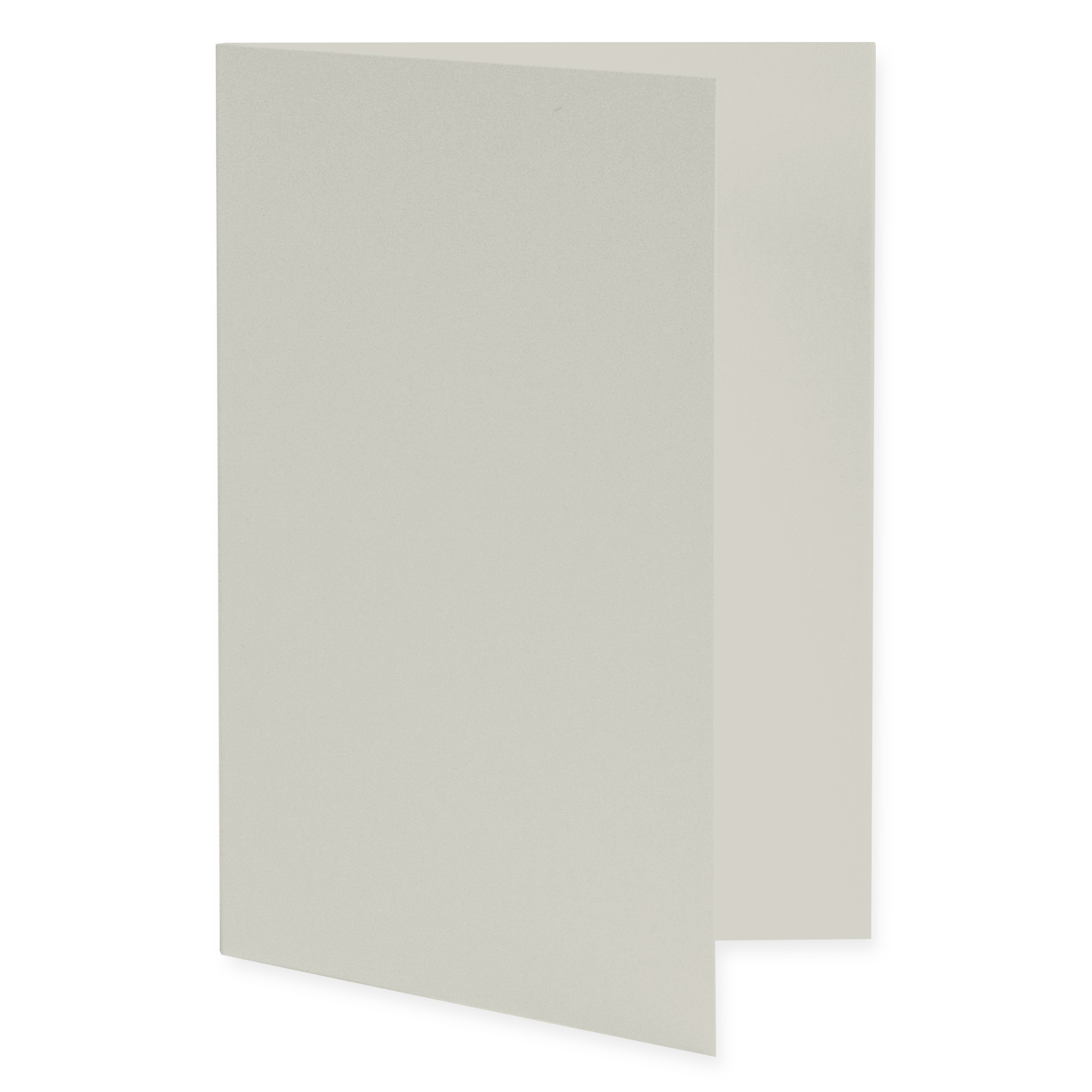 Neutral Gray Folded Card - A7 Gmund Colors Matt 5 1/8 x 7 111C