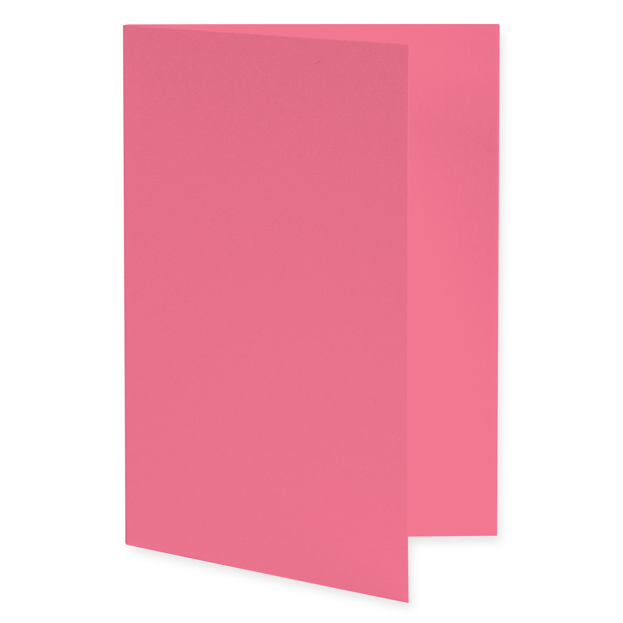 Vibrant Pink Folded Card - A7 Gmund Colors Matt 5 1/8 x 7 111C