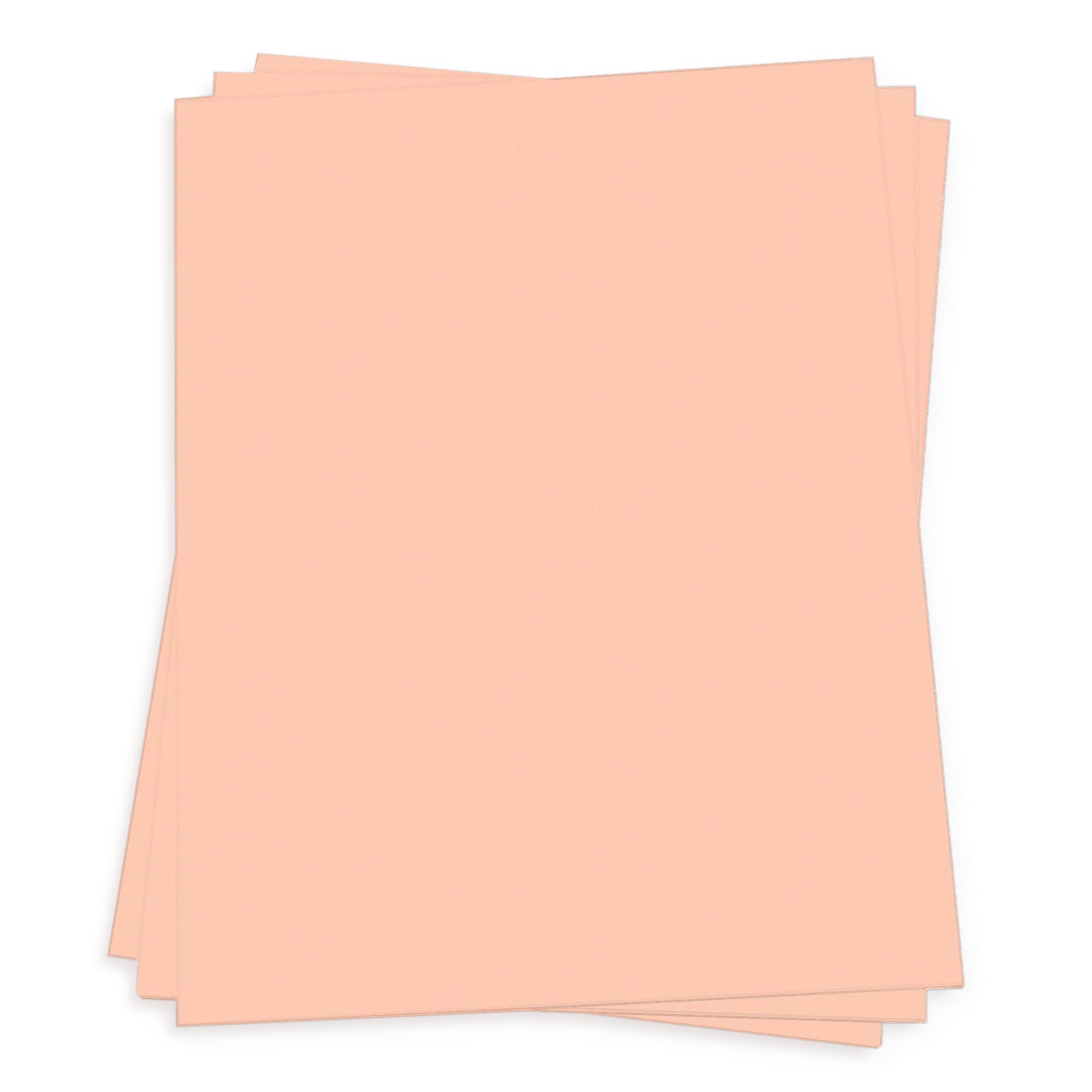 Blush Peach Card Stock - 8 1/2 x 11 Gmund Colors Matt 111lb Cover