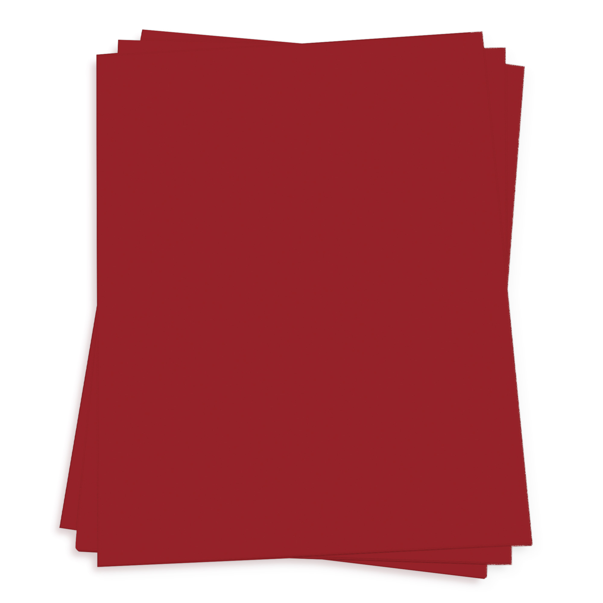 Deep Red Card Stock - 8 1/2 x 11 Gmund Colors Matt 111lb Cover