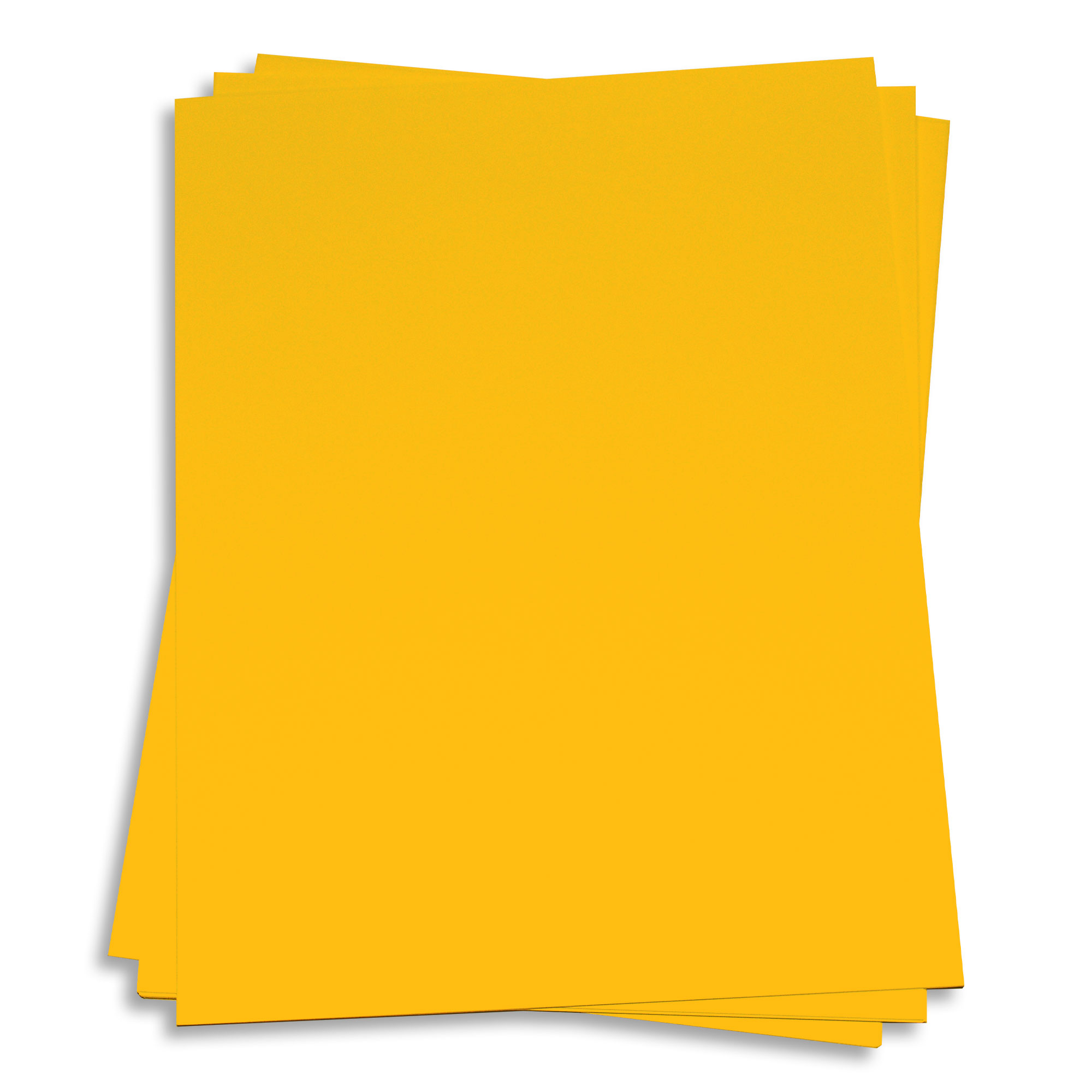 Sun Glow Yellow Paper - 8 1/2 x 11 Gmund Colors Matt 81lb Text