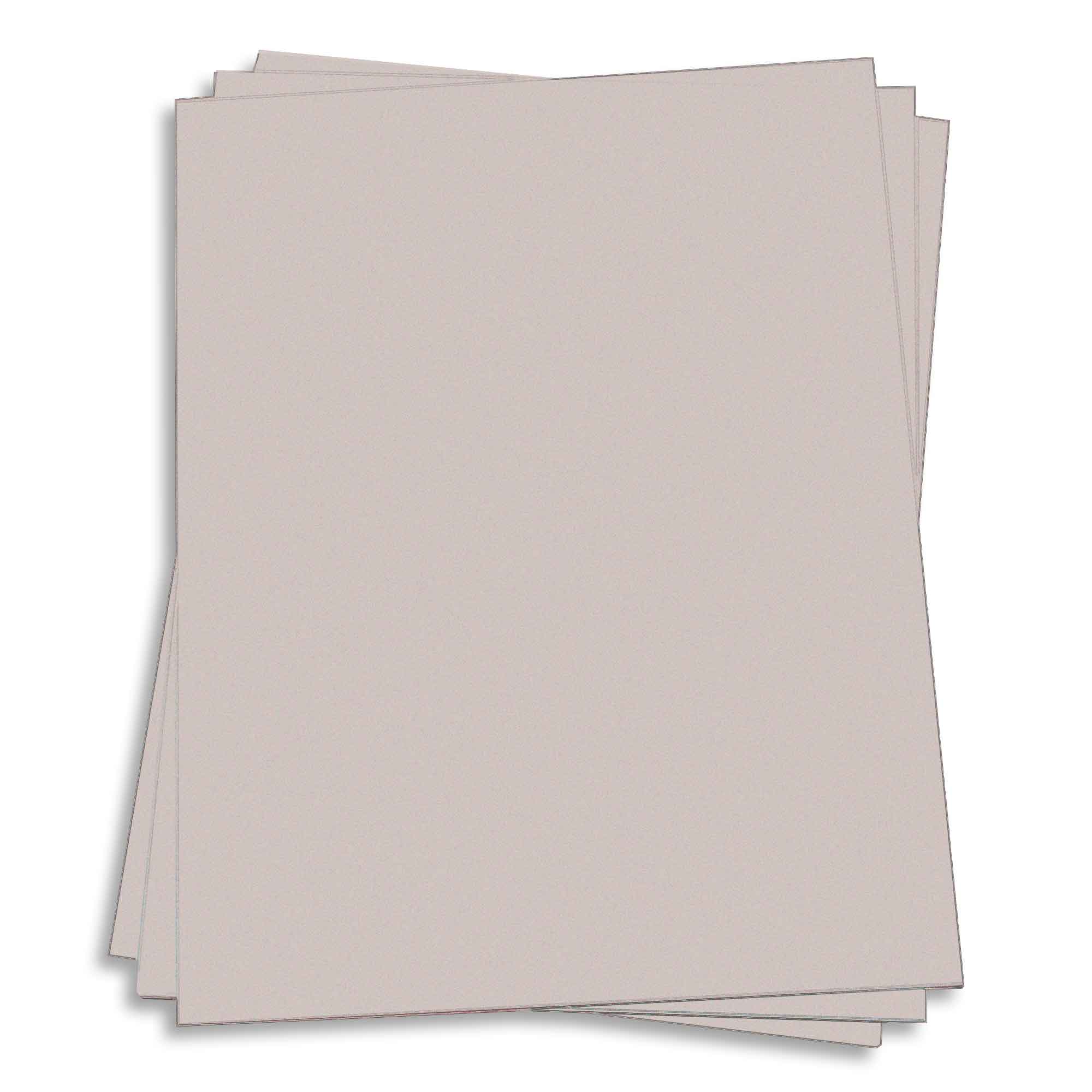 Timberwolf Gray Card Stock - 8 1/2 x 11 Gmund Colors Matt 111lb Cover
