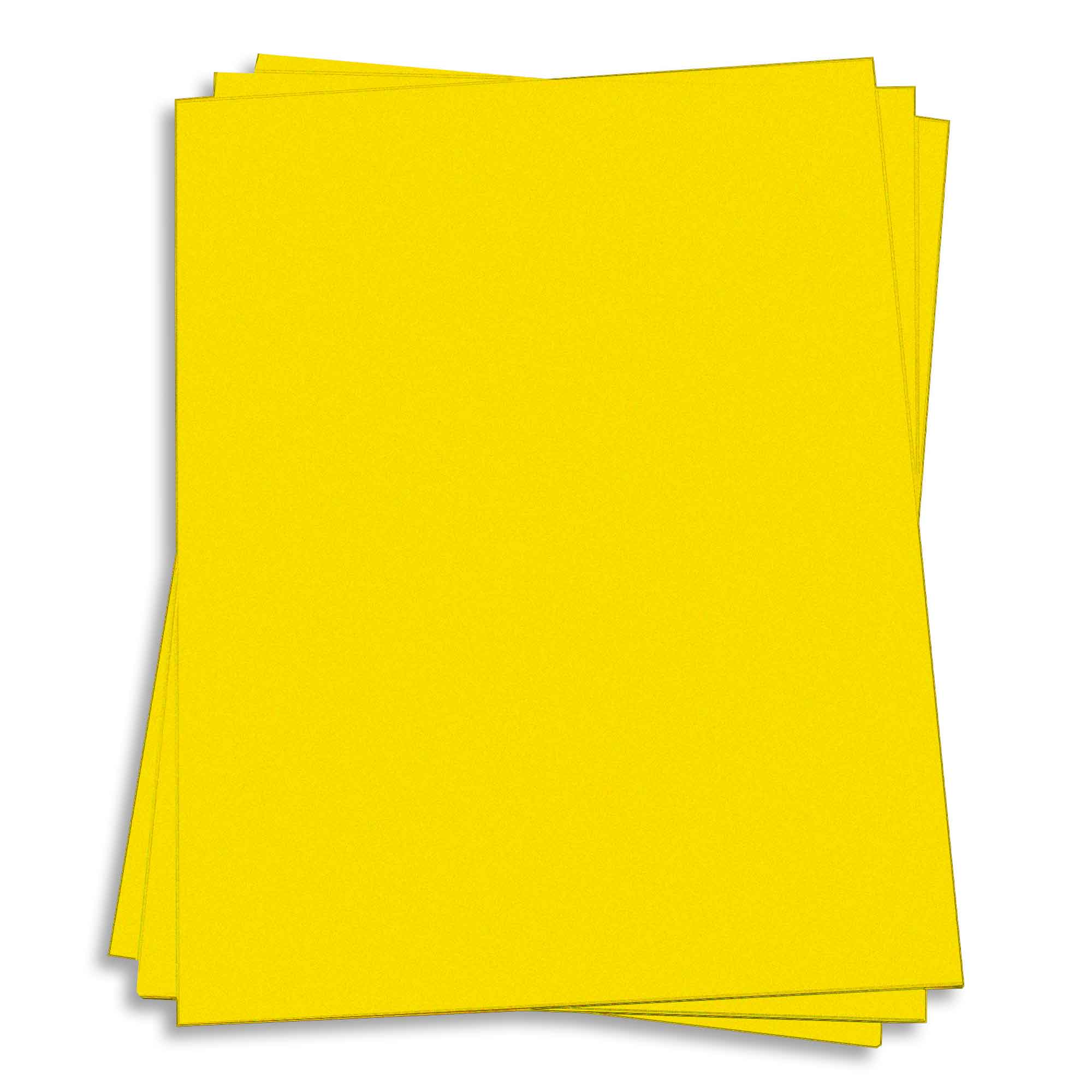 Canary Yellow Card Stock - 8 1/2 x 14 Gmund Colors Matt 111lb Cover