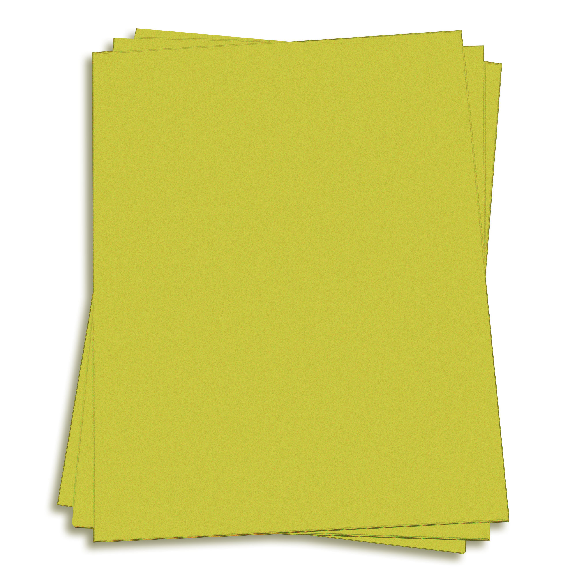 Chartreuse Card Stock - 8 1/2 x 14 Gmund Colors Matt 74lb Cover