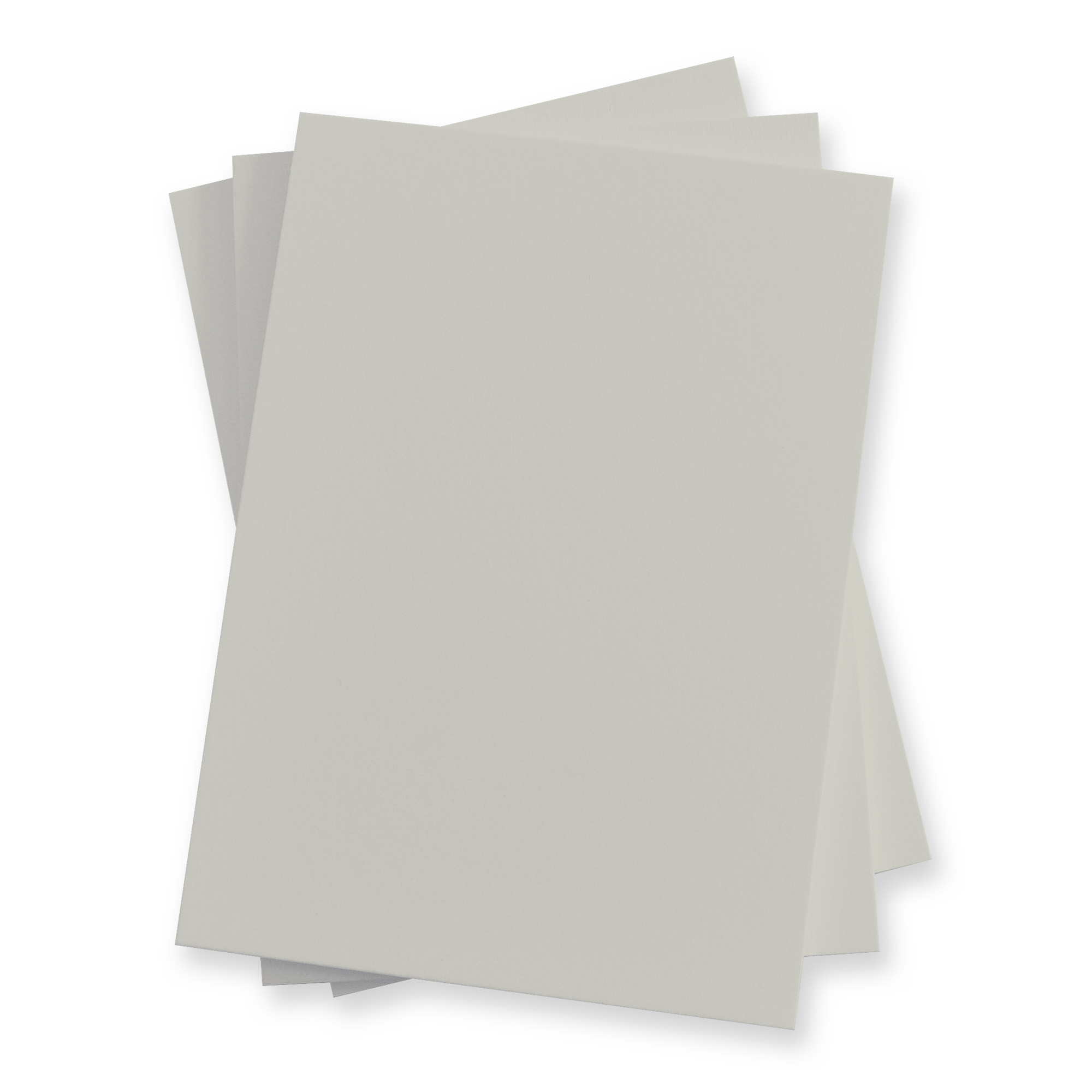 Neutral Gray Flat Card - A9 Gmund Colors Matt 5 1/2 x 8 1/2 111C