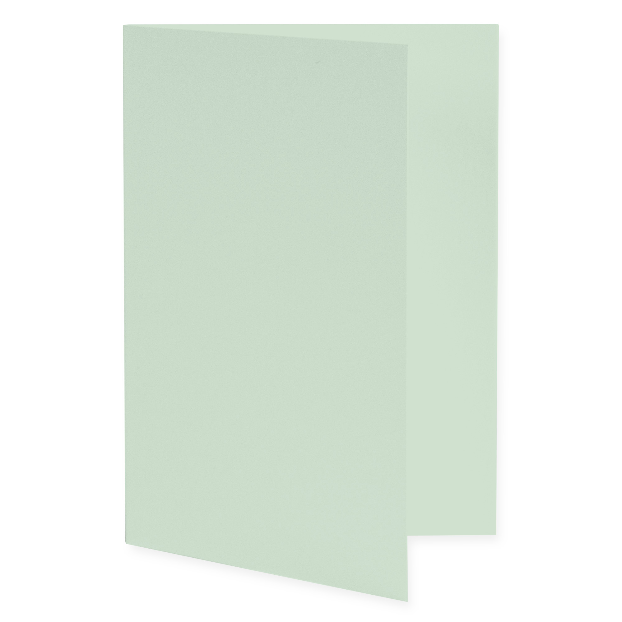 Pale Teal Folded Card - A9 Gmund Colors Matt 5 1/2 x 8 1/2 111C