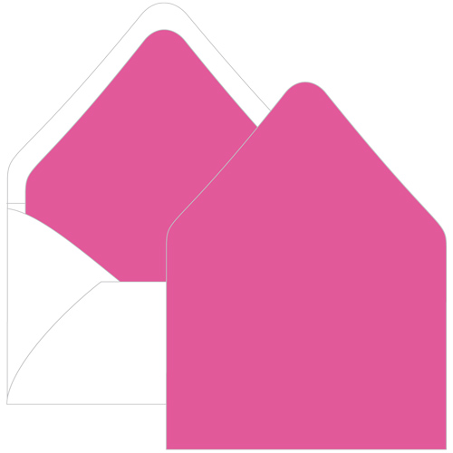 Fuchsia Euro Flap Envelope Liner - A2 Gmund Colors Matt