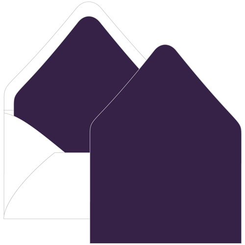 Grape Euro Flap Envelope Liner - A2 Gmund Colors Matt