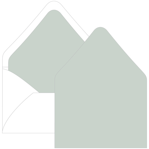 Rain Euro Flap Envelope Liner - A2 Gmund Colors Matt