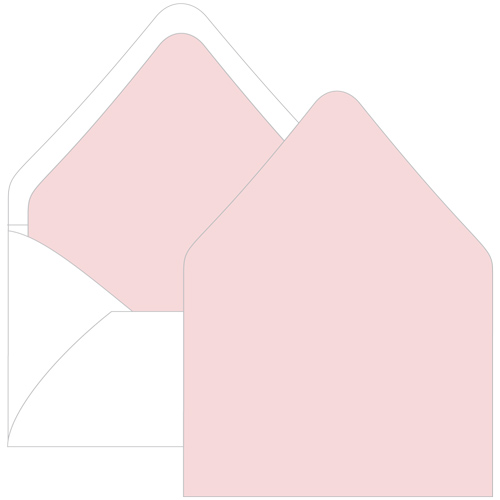 Rosa Euro Flap Envelope Liner - A2 Gmund Colors Matt