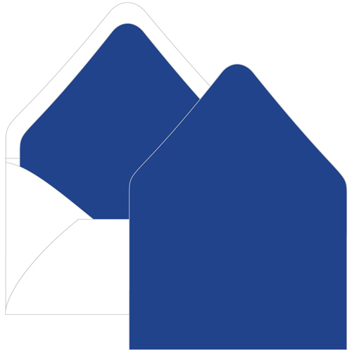 Royal Blue Euro Flap Envelope Liner - A2 Gmund Colors Matt