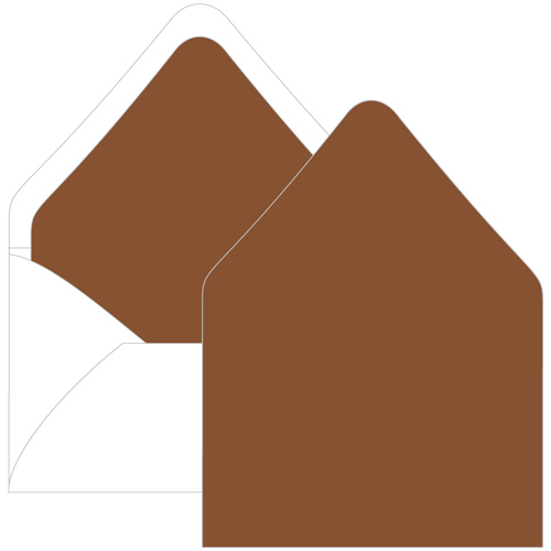 Sepia Euro Flap Envelope Liner - A2 Gmund Colors Matt