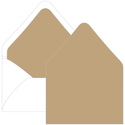 Beach Sand Euro Flap Envelope Liner - A2 Gmund Colors Matt