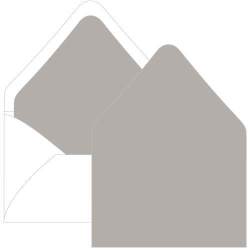 Stone Euro Flap Envelope Liner - A2 Gmund Colors Matt