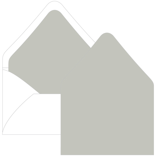Light Moss Euro Flap Envelope Liner - A1 Gmund Colors Matt