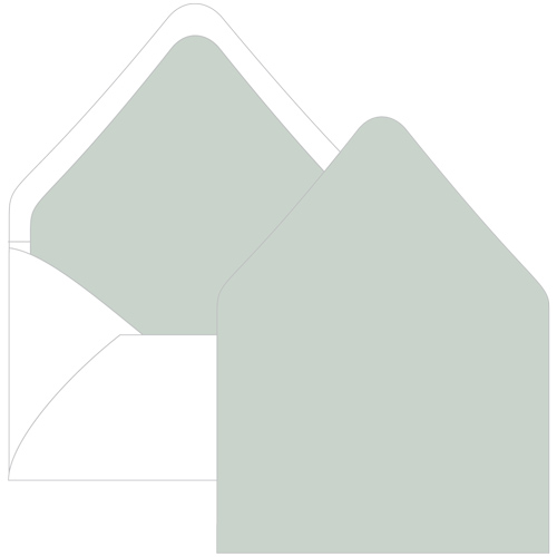 Rain Euro Flap Envelope Liner - A1 Gmund Colors Matt