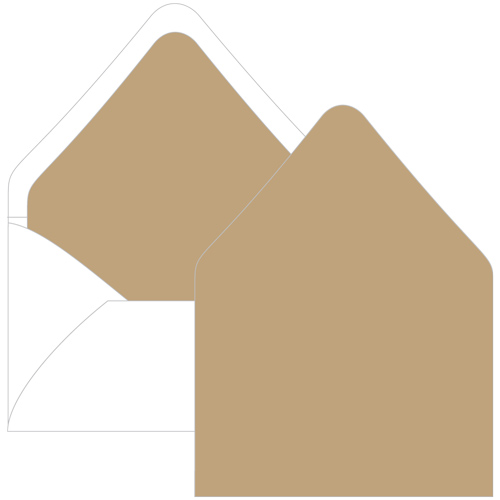 Beach Sand Euro Flap Envelope Liner - A1 Gmund Colors Matt