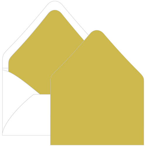 Chartreuse Euro Flap Envelope Liner - A6 Gmund Colors Matt
