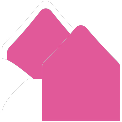 Fuchsia Euro Flap Envelope Liner - A6 Gmund Colors Matt