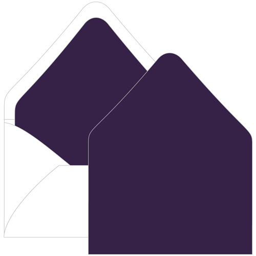 Grape Euro Flap Envelope Liner - A6 Gmund Colors Matt