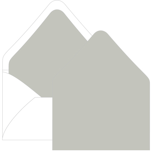 Light Moss Euro Flap Envelope Liner - A6 Gmund Colors Matt