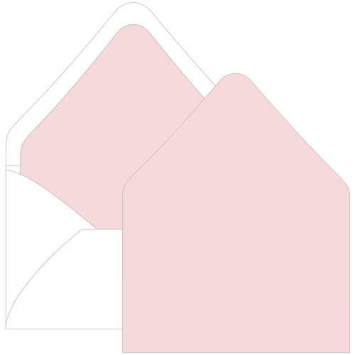 Rosa Euro Flap Envelope Liner - A6 Gmund Colors Matt