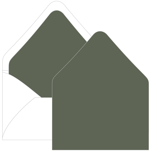Seedling Green Euro Flap Envelope Liner - A6 Gmund Colors Matt