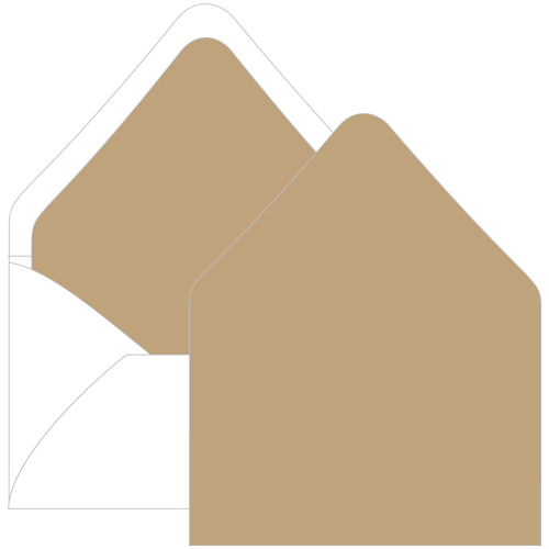 Beach Sand Euro Flap Envelope Liner - A6 Gmund Colors Matt