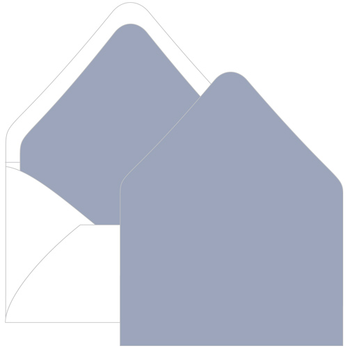 Storm Cloud Euro Flap Envelope Liner - A6 Gmund Colors Matt
