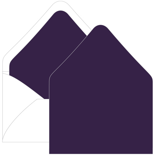Grape Euro Flap Envelope Liner - A7 Gmund Colors Matt