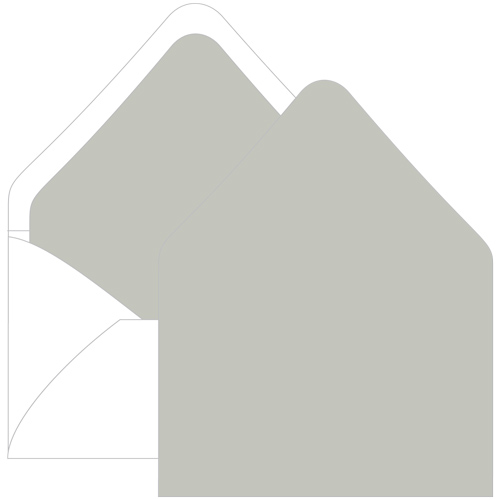 Light Moss Euro Flap Envelope Liner - A7 Gmund Colors Matt
