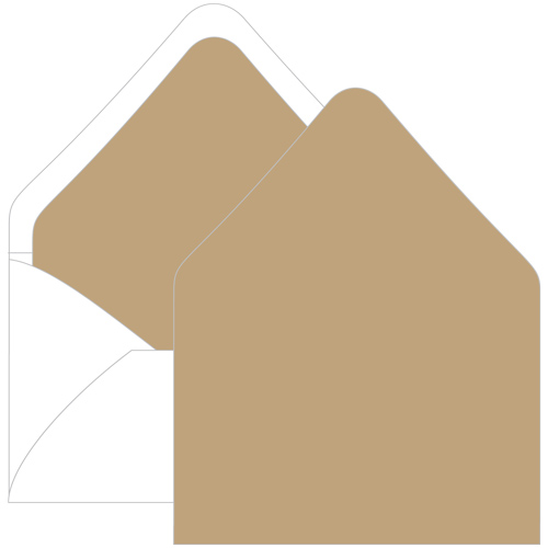 Beach Sand Euro Flap Envelope Liner - A7 Gmund Colors Matt