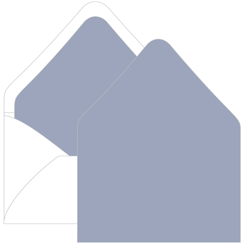 Storm Cloud Euro Flap Envelope Liner - A7.5 Gmund Colors Matt