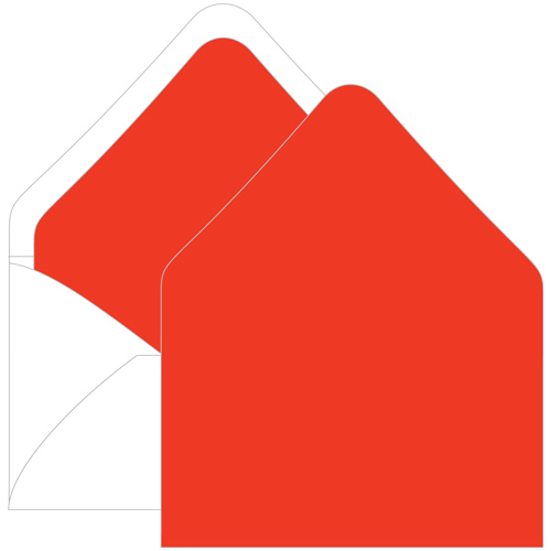 Cayenne Euro Flap Envelope Liner - A9 Gmund Colors Matt