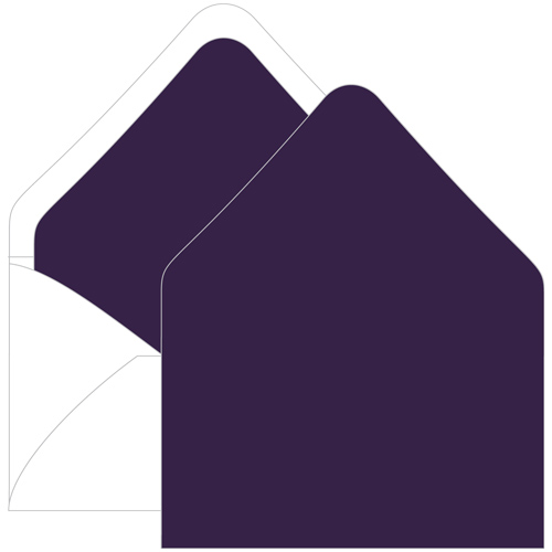 Grape Euro Flap Envelope Liner - A9 Gmund Colors Matt