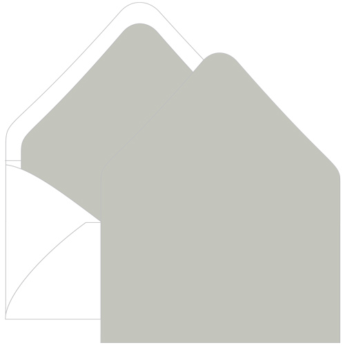 Light Moss Euro Flap Envelope Liner - A9 Gmund Colors Matt
