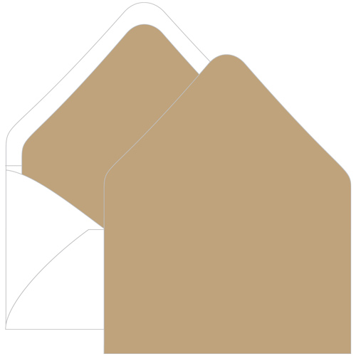 Beach Sand Euro Flap Envelope Liner - A9 Gmund Colors Matt