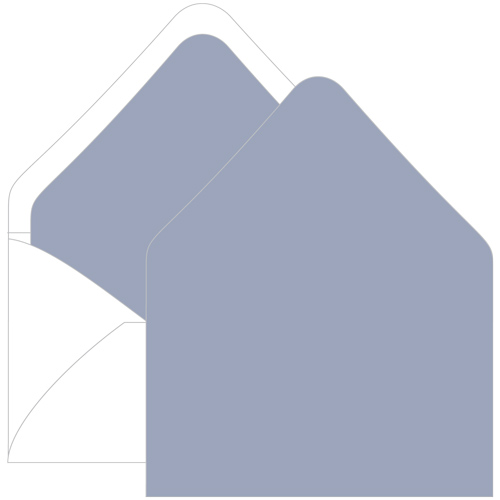 Storm Cloud Euro Flap Envelope Liner - A9 Gmund Colors Matt