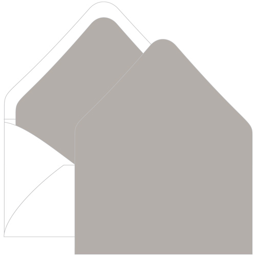 Stone Euro Flap Envelope Liner - A9 Gmund Colors Matt