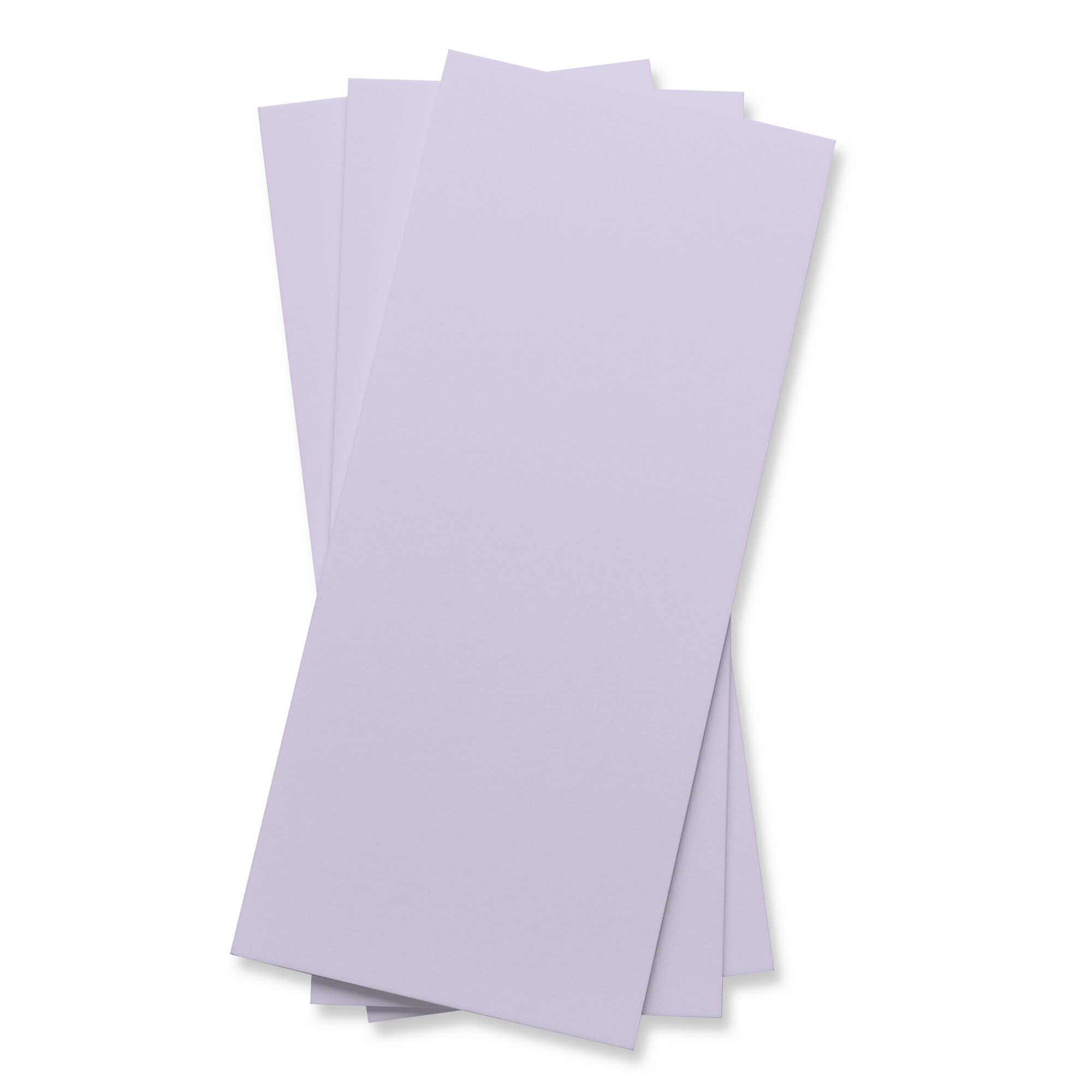 Lavender Purple Flat Card - 4 x 9 1/4 Gmund Colors Matt 111C