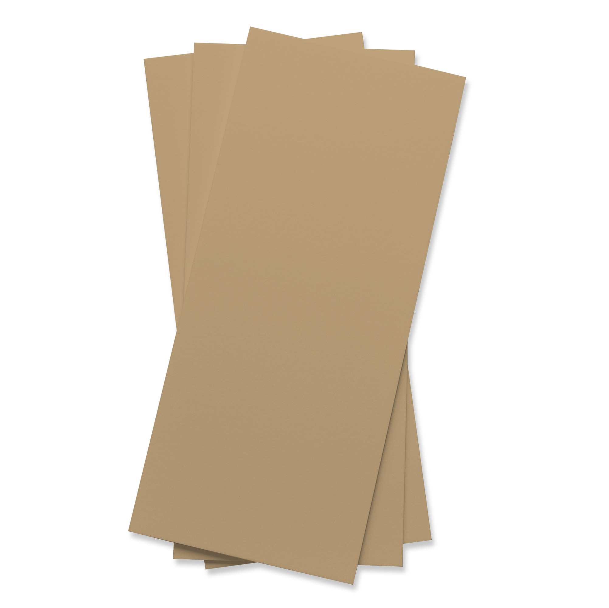 Beach Sand Flat Card - 4 x 9 1/4 Gmund Colors Matt 111C