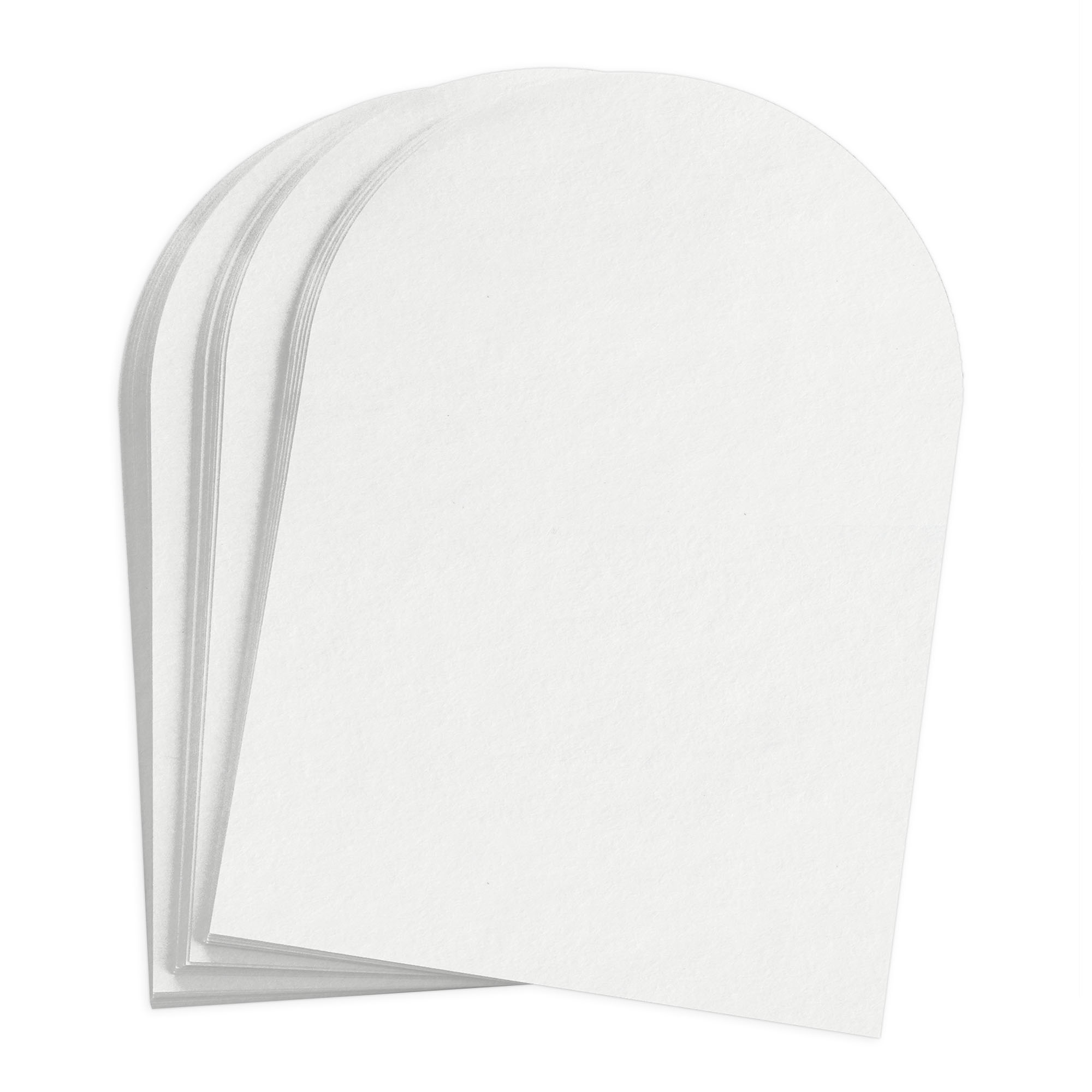 50% Hemp Arch Shaped Card - A2 (4 1/4 x 5 1/2) Gmund Hanf Better 118lb